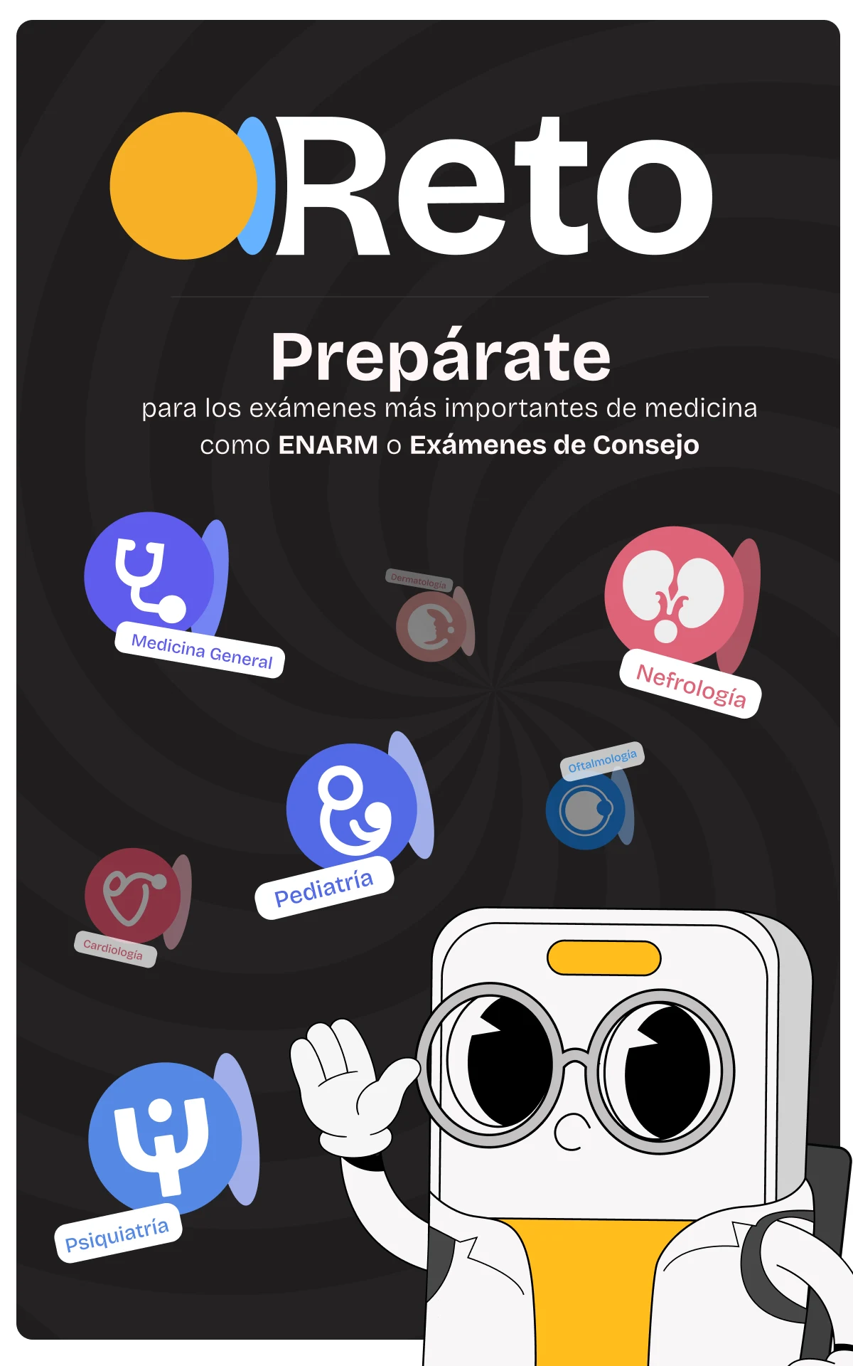 Reto: ENARM y Especialidades screenshot