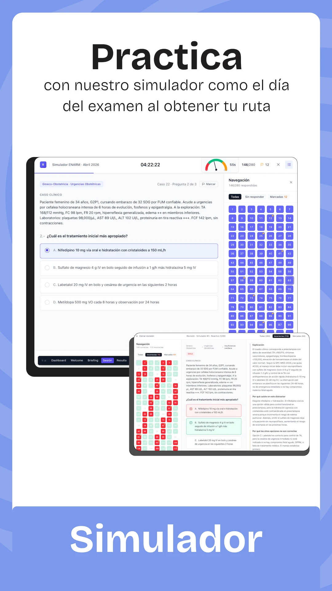 Reto: ENARM y Especialidades screenshot
