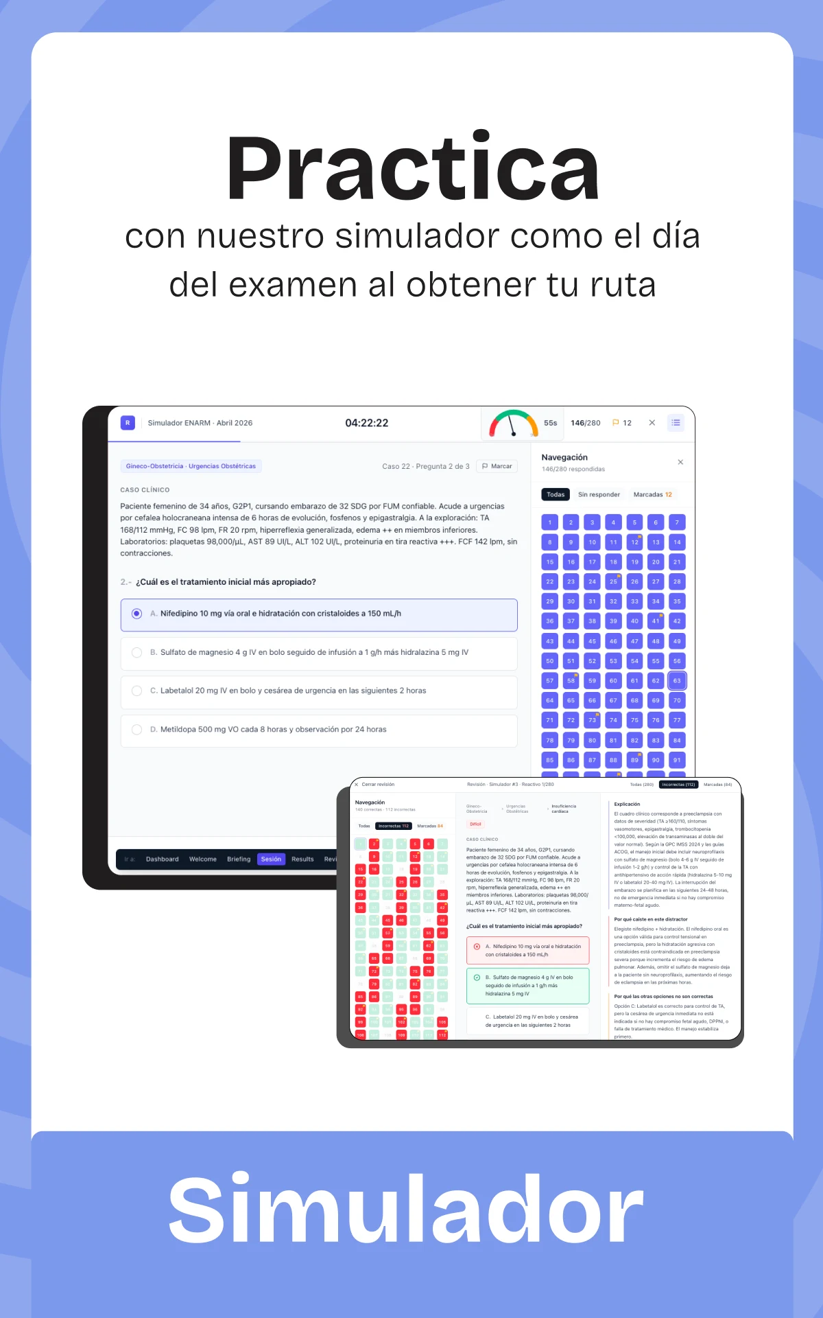 Reto: ENARM y Especialidades screenshot